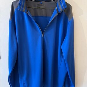 Nike Golf Blue and Gray Dri-FIT Top